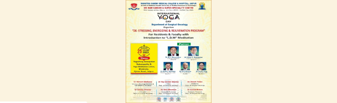 De-Stressing. Energizing & Rejuvenation Program
