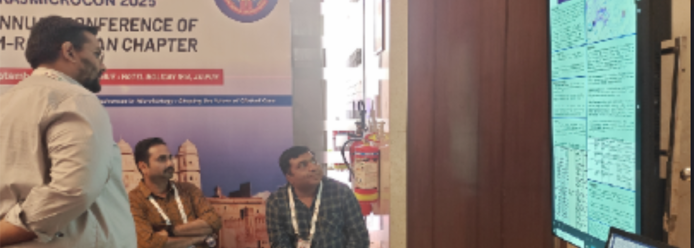 Dr Ishan Sharma, Postgraduate student, under guidance of Dr Shaveta Kataria presented a research paper on Cyclospora spp. isolated in stool samples in immunocompromised patients and received a Second award at the Raj Microcon 2025 for Poster Presentation