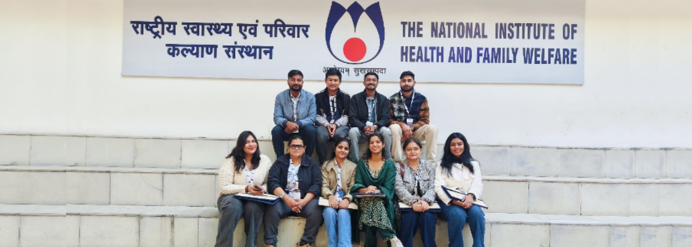 PG Students participated in scientific activities @ NIHFW, New Delhi, 2025
